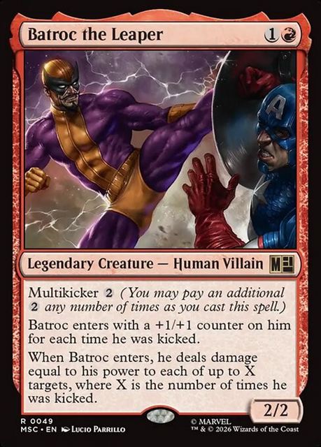 (英)【Surge-Foil】バトロック・ザ・リーパー / Batroc the Leaper【MSC】 No.049