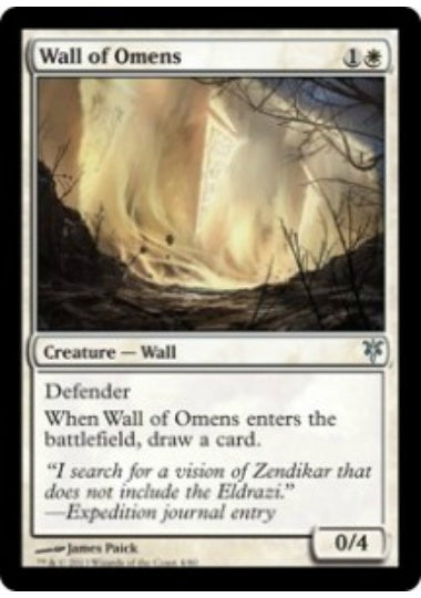 (英)前兆の壁 / Wall of Omens【SVST】 No.004