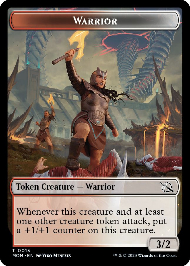 (英)戦士トークン / Warrior Token【MOM-TOKEN】 No.015