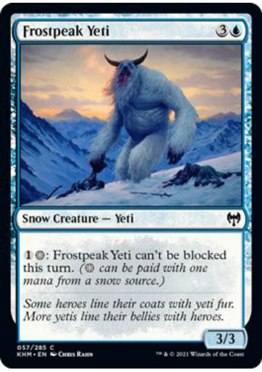 (英)霜峰のイエティ / Frostpeak Yeti【KHM】 No.057