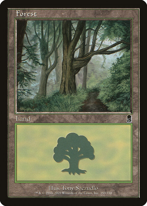 (英)【Foil】森 / Forest【ODY】 No.350