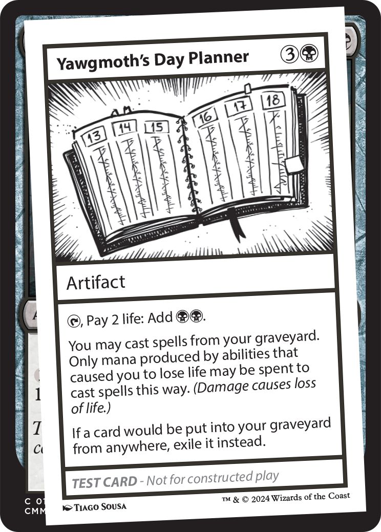 (英)Yawgmoth's Day Planner【MB2-TEST】 No.319