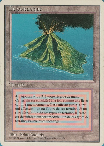 (フランス語)Ile volcanique / Volcanic Island【3ED】 白枠 No.291