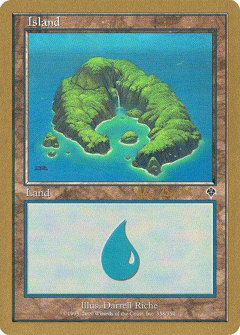 (英)島 / Island【WC01】 World Championship Decks 2001 Alex Borteh 金枠 No.096