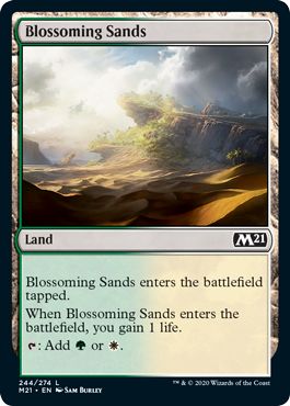 (英)【Foil】花咲く砂地 / Blossoming Sands【M21】 No.244