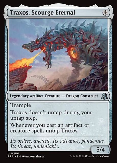 (英)【Foil】永劫なる災い魔、トラクソス / Traxos, Scourge Eternal【FRA】 No.280