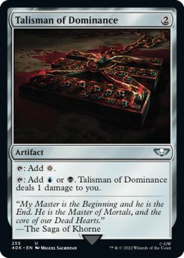 (英)威圧のタリスマン / Talisman of Dominance【40K】 No.255
