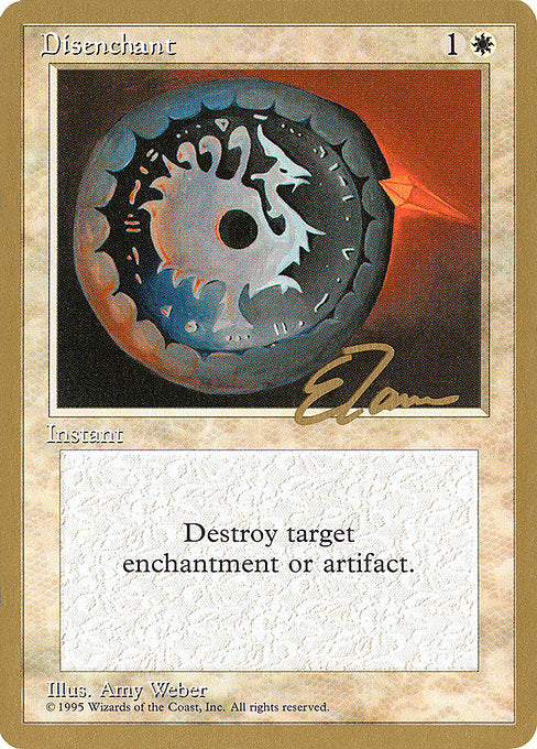(英)解呪 / Disenchant【PTC】 ProTour NewYork Decks 1996 Eric Tam 金枠 No.028
