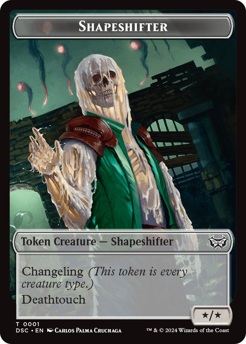 (英)多相の戦士トークン / Shapeshifter Token No.001 - 昆虫トークン / Insect Token【DSC-TOKEN】 No.011