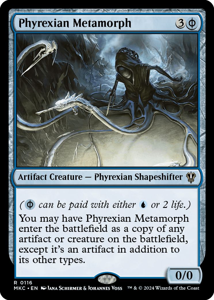 (英)ファイレクシアの変形者 / Phyrexian Metamorph【MKC】 No.116