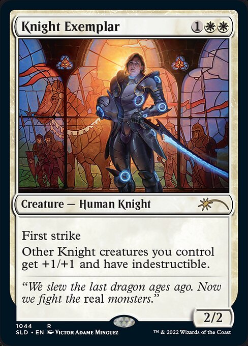 (英)模範の騎士 / Knight Exemplar【SLD】 Artist Series: Victor Adame Minguez No.1044