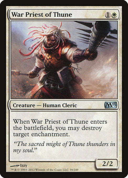 (英)テューンの戦僧 / War Priest of Thune【M13】 No.039