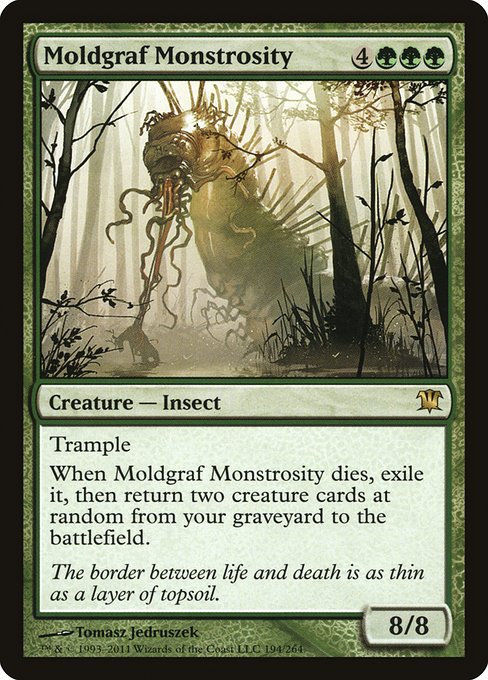 (英)【Foil】黴墓の大怪物 / Moldgraf Monstrosity【ISD】 No.194