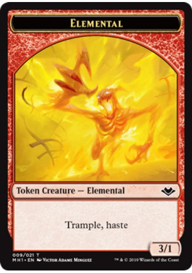 (英)【Foil】エレメンタルトークン / Elemental Token【MH1-TOKEN】 No.009