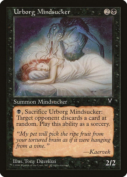 (英)アーボーグの吸心鬼 / Urborg Mindsucker【VIS】 No.071