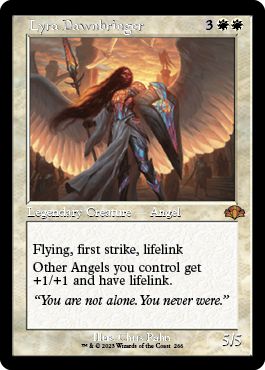 (英)黎明をもたらす者ライラ / Lyra Dawnbringer ★ショーケース枠★(旧枠加工カード) 【DMR】 No.266