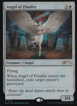 (英)【Foil】決断の天使 / Angel of Finality【SLD】Angels: They're Just Like Us but Cooler and with Wings No.1342