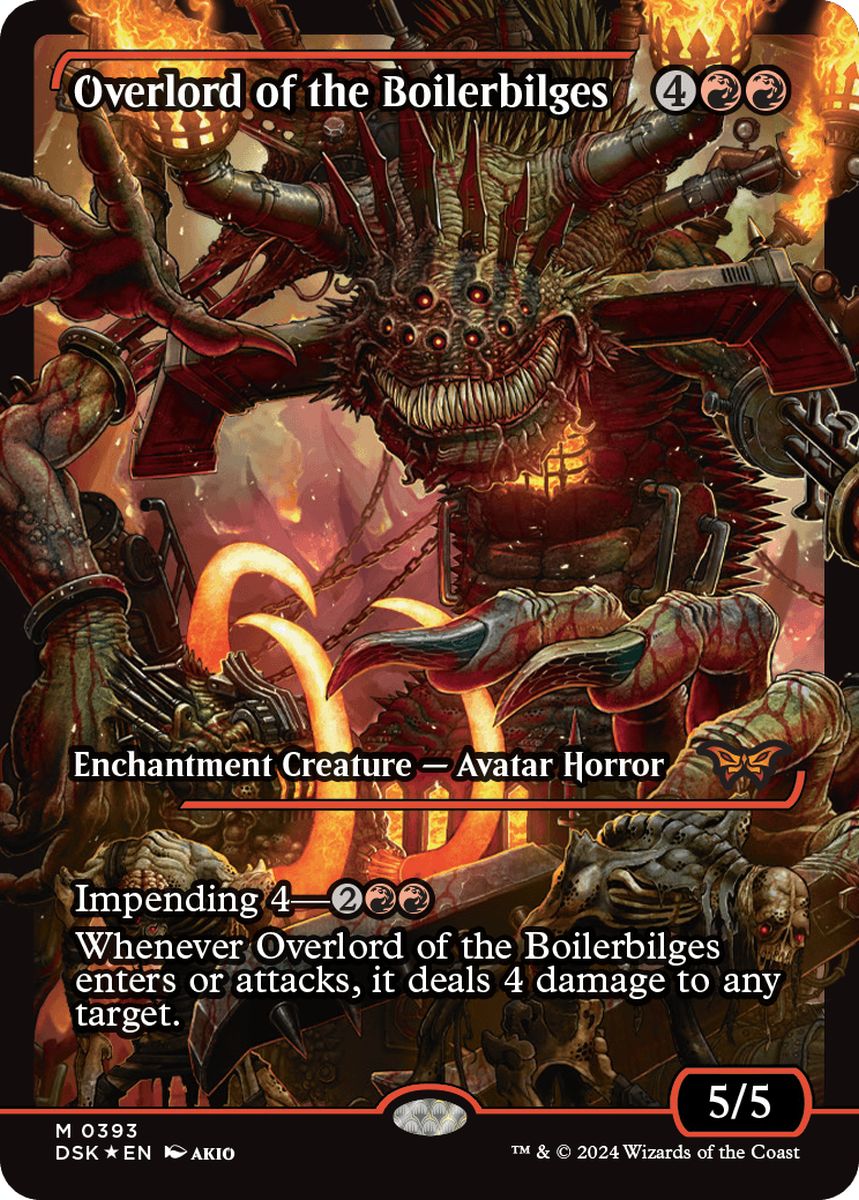 (英)【Foil】ボイラービルジの大主 / Overlord of the Boilerbilges ★ショーケース枠★(ジャパン・ショーケース) 【DSK】 No.393