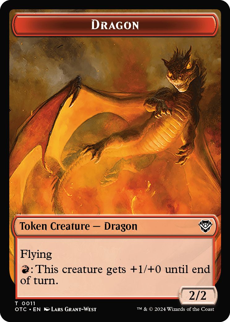 (英)ドラゴントークン / Dragon Token No.011 - ドラゴン・卵トークン / Dragon Egg Token【OTC-TOKEN】 No.012