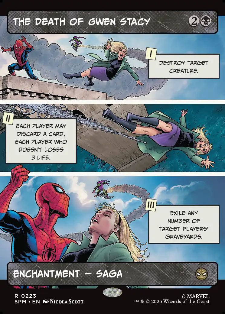 (英)グウェン・ステイシーの死 / The Death of Gwen Stacy ★ボーダーレス★(パネル) 【SPM】 No.223