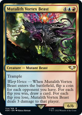 (英)ミュータリス・ヴォーテックスビースト / Mutalith Vortex Beast【40K】 No.134
