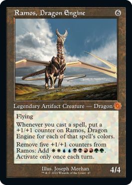 (英)【Foil】ドラゴン・エンジン、レイモス / Ramos, Dragon Engine【BRR】旧枠加工カード No.047