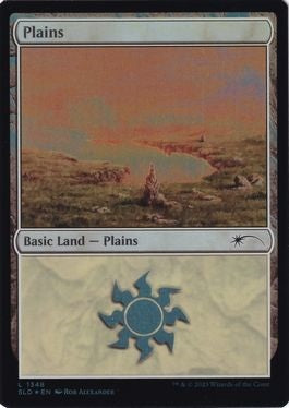 (英)【Foil】平地 / Plains【SLD】Angels: They're Just Like Us but Cooler and with Wings No.1348