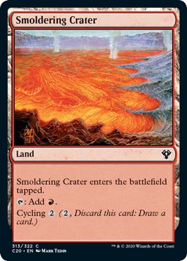 (英)薄煙の火口 / Smoldering Crater【C20】 No.313
