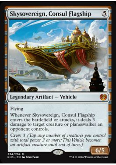(英)【Foil】領事の旗艦、スカイソブリン / Skysovereign, Consul Flagship【KLD】 No.234
