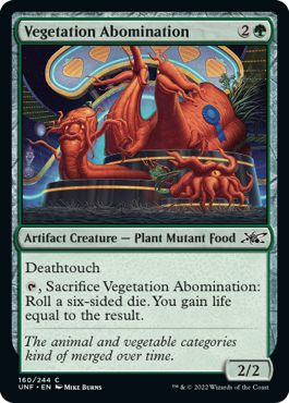 (英)【Foil】Vegetation Abomination【UNF】 No.160