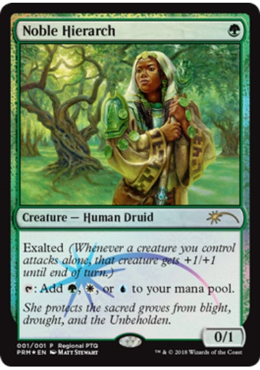 (英)【Foil】貴族の教主 / Noble Hierarch【PRM】RPTQプロモ No.024