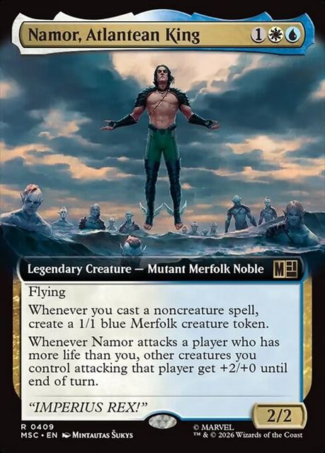 (英)アトランティスの王、ネイモア / Namor, Atlantean King ★拡張枠★ 【MSC】 No.409