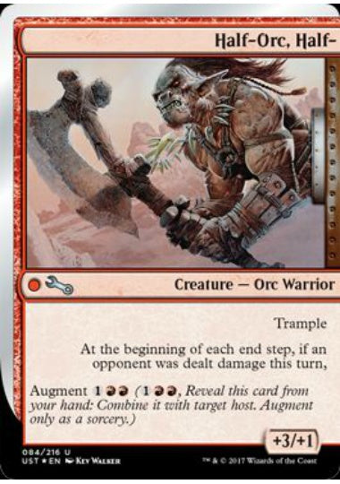 (英)【Foil】Half-Orc, Half- 【UST】 No.084