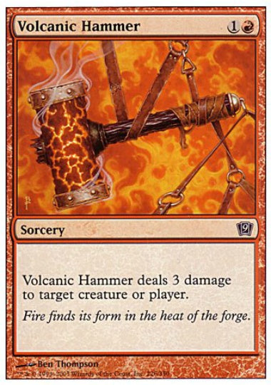 (英)【Foil】火山の鎚 / Volcanic Hammer【9ED】 No.226