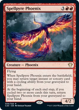 (英)呪文焚きのフェニックス / Spellpyre Phoenix【C20】 No.056