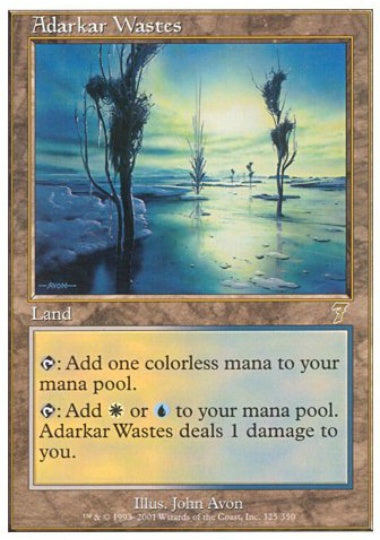 (英)アダーカー荒原 / Adarkar Wastes【7ED】 No.325