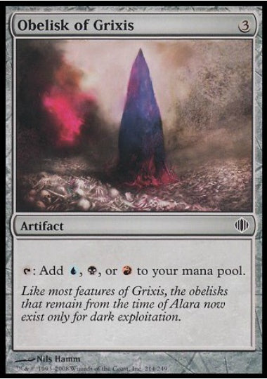 (英)グリクシスのオベリスク / Obelisk of Grixis【ALA】 No.214