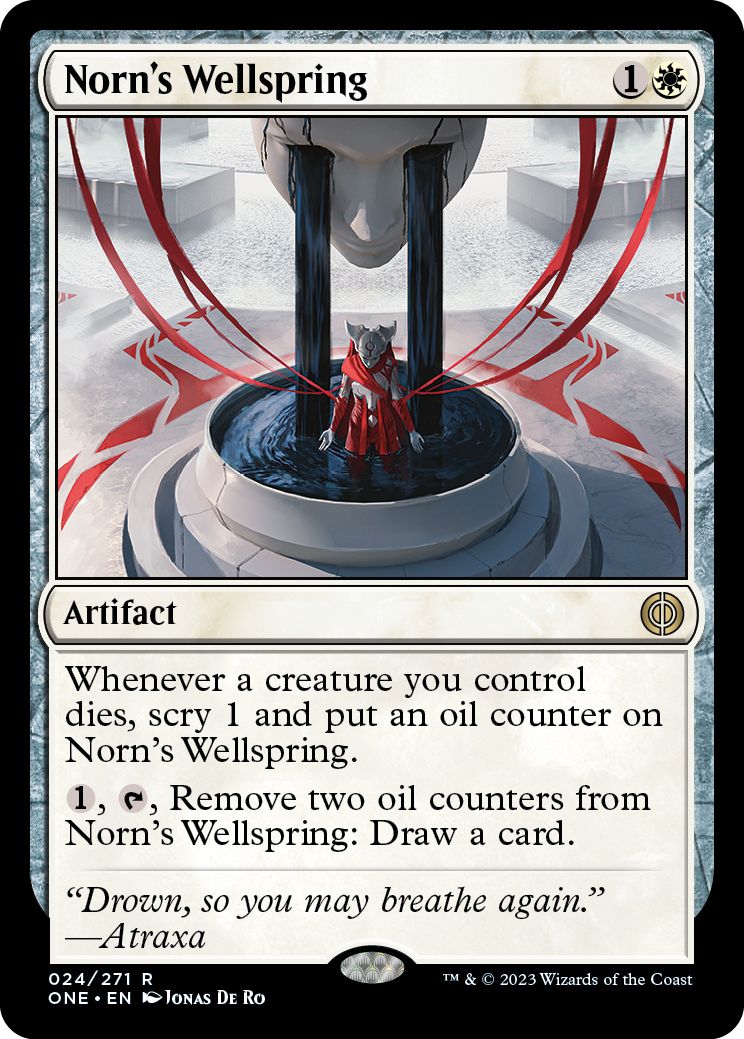 (英)【Foil】ノーンの水源 / Norn's Wellspring【ONE】 No.024
