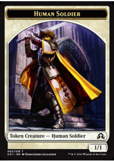 (英)人間・兵士トークン / Human Soldier Token【SOI-TOKEN】 No.002