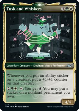 (英)【Foil】Tusk and Whiskers ★ショーケース枠★ 【UNF】 No.273