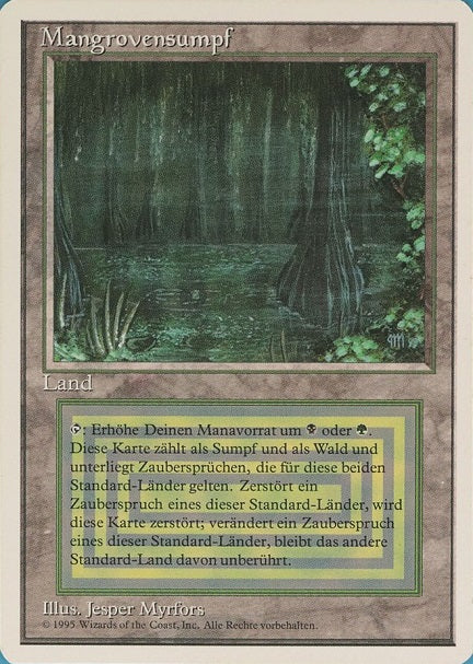 (ドイツ語)Mangrovensumpf / Bayou【3ED】 白枠 No.283