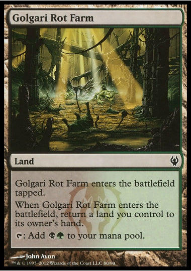 (英)ゴルガリの腐敗農場 / Golgari Rot Farm【IVSG】 No.080