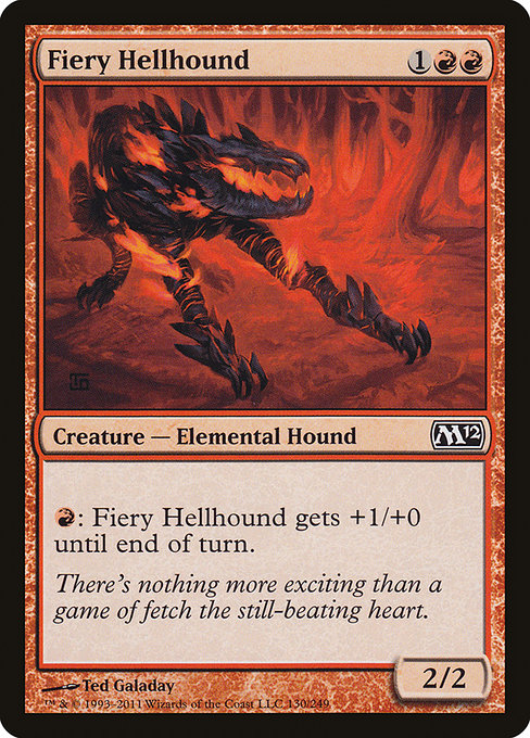 (英)焦熱のヘルハウンド / Fiery Hellhound【M12】 No.130