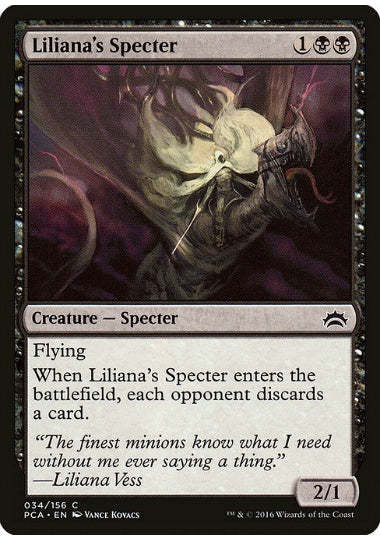 (英)リリアナの死霊 / Liliana's Specter【PCA】 No.034