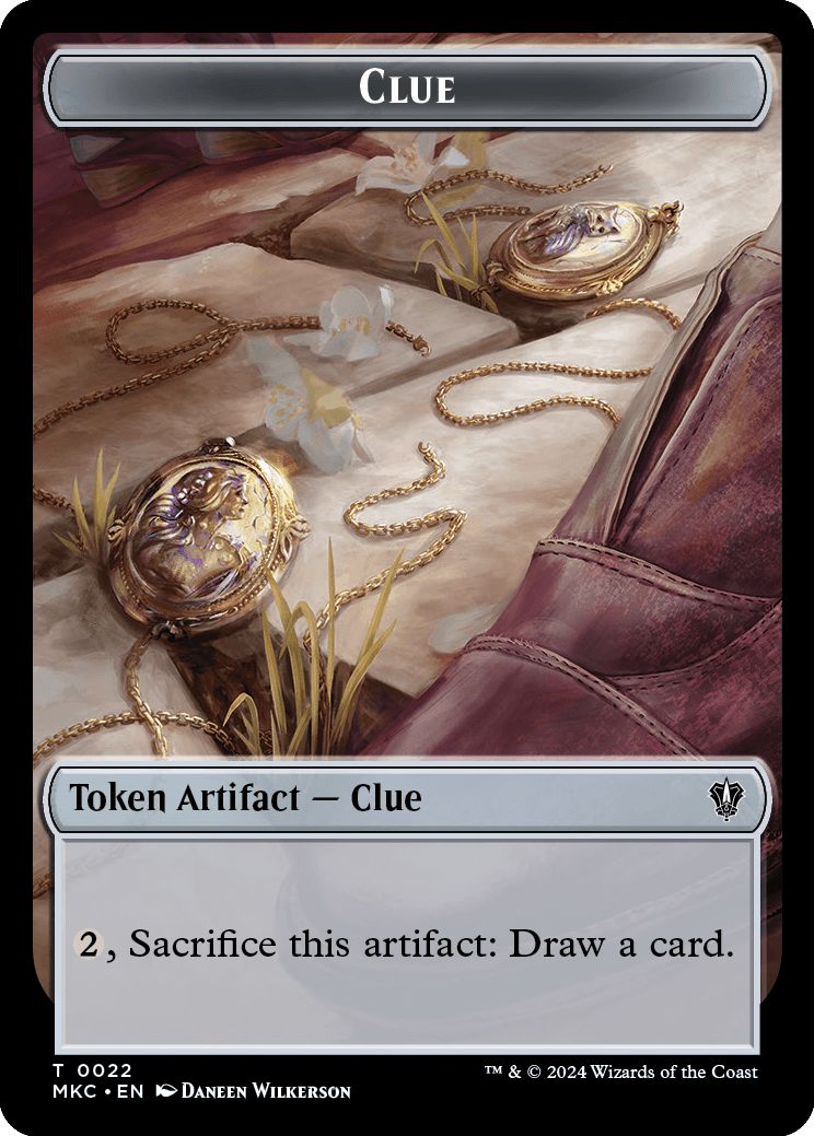 (英)手掛かりトークン / Clue Token No.022 - 食物トークン / Food Token【MKC-TOKEN】 No.024