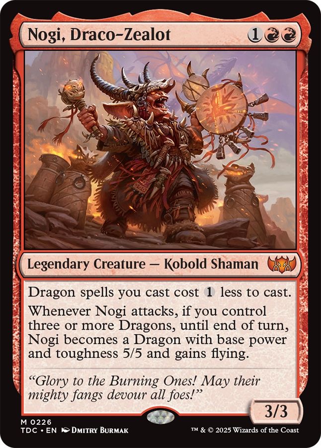 (英)ドラゴン狂、ノギー / Nogi, Draco-Zealot【TDC】 No.226