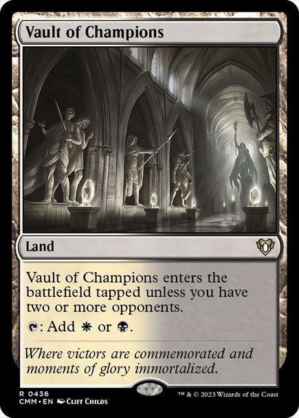 (英)【Foil】勝者の大霊堂 / Vault of Champions【CMM】 No.0436