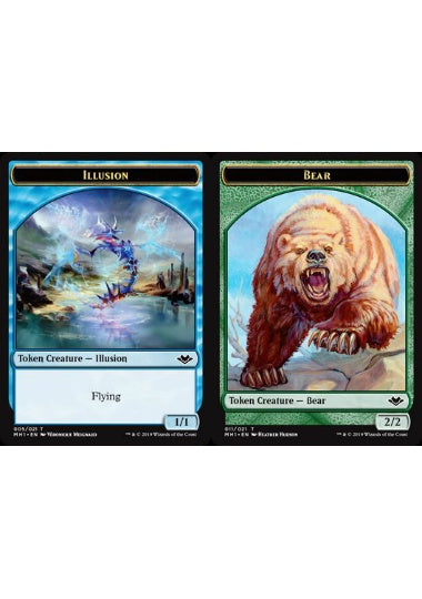 (英)イリュージョントークン / Illusion Token No.005 - 熊トークン / Bear Token【MH1-TOKEN】 No.011