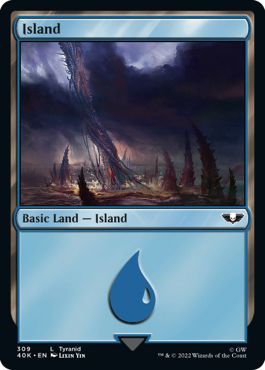 (英)【Surge-Foil】島 / Island【40K】 No.309
