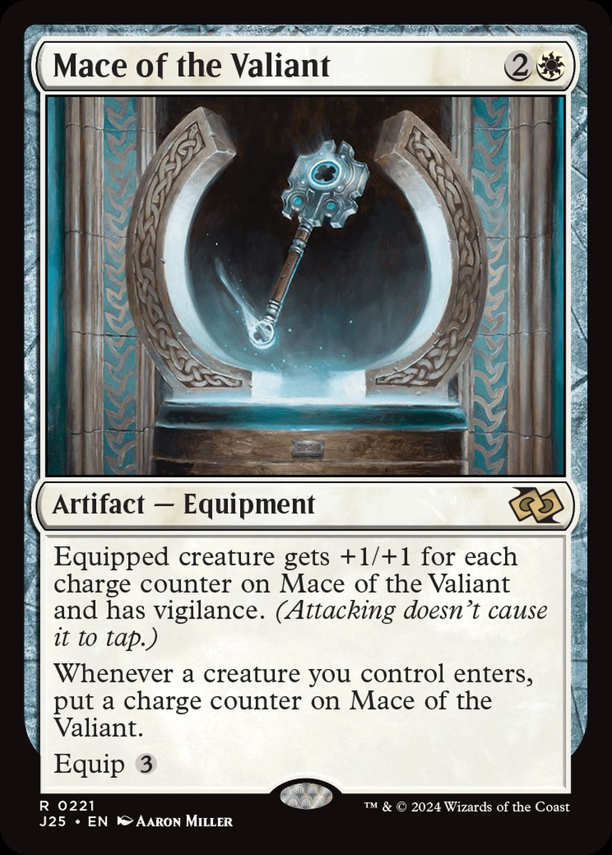(英)勇敢な者の鎚鉾 / Mace of the Valiant【J25】 No.221